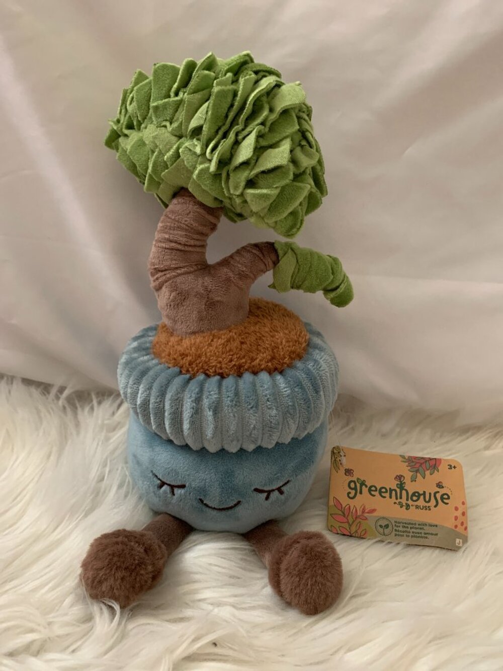 Greenhouse by Russ Green Stuffed Bonsai Tree Plush